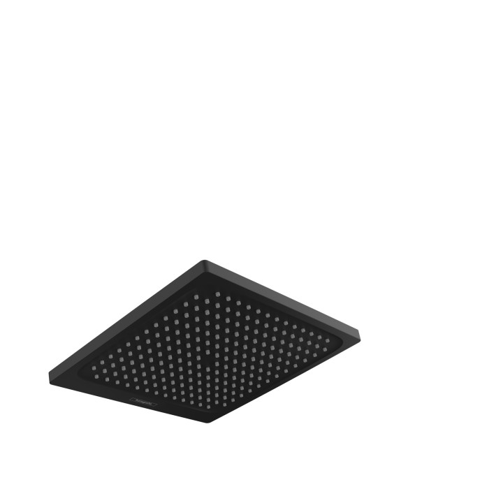 HG Vernis Shape Komplet prysznicowy 240 1jet z termostatem wannowym, Czarny Matowy