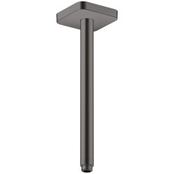 Axor ShowerSolutions Przyłącze sufitowe 300 mm, softsquare, Czarny Chrom Szczotkowany