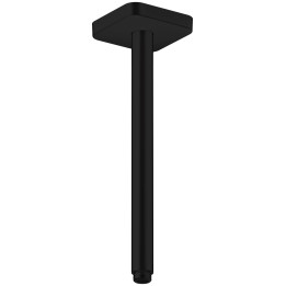 AX ShowerSolutions Przyłącze sufitowe 300 mm, softsquare, Czarny Matowy