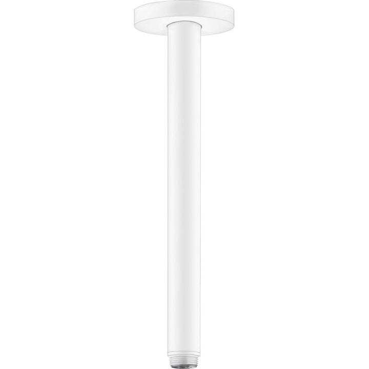 Hansgrohe Przyłącze sufitowe S 30 cm, Biały Matowy