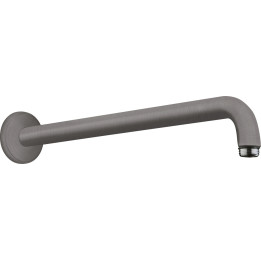 Hansgrohe Ramię prysznicowe 38,9 cm, Czarny Chrom Szczotkowany