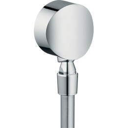 Hansgrohe FixFit Przyłącze węża S z zaworem zwrotnym i przegubem