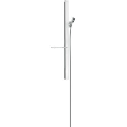 Hansgrohe Unica Drążek prysznicowy E 90 cm z wężem Isiflex 160 cm, Biały/Chrom