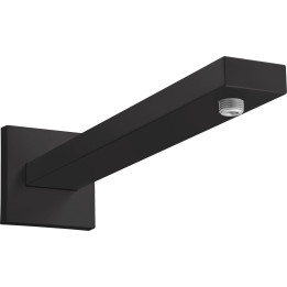 Hansgrohe Ramię prysznicowe 39 cm, kwadratowe, Czarny Matowy