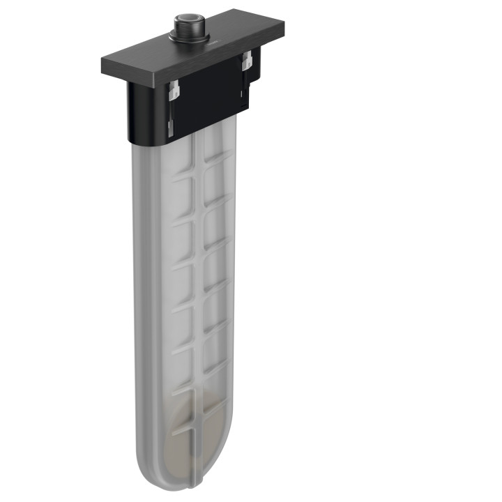 Hansgrohe sBox Element zewnętrzny, prostokątny, Czarny Chrom