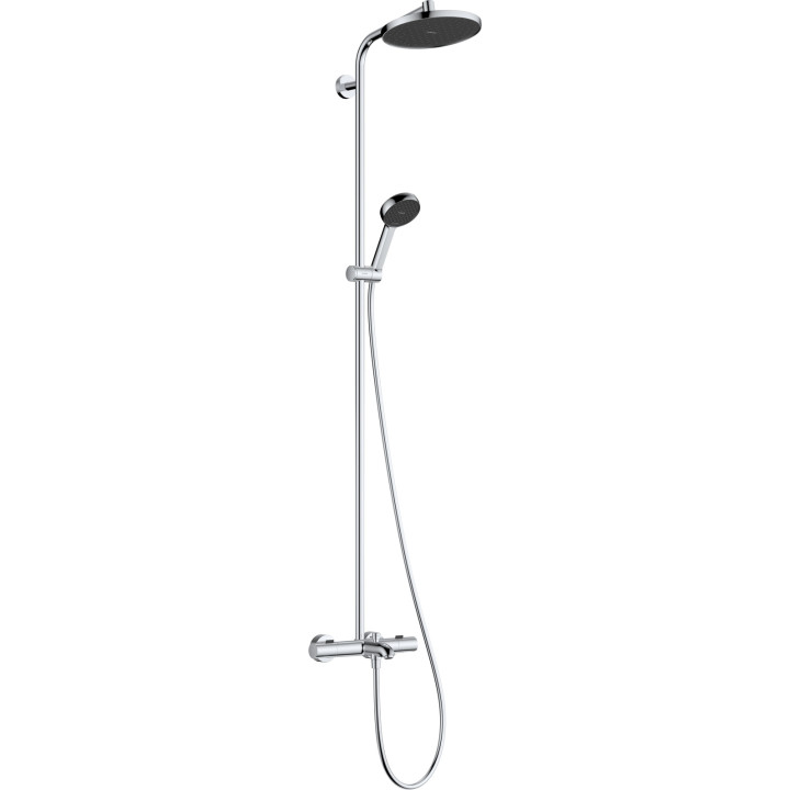 HG Activera S Komplet prysznicowy 240 1jet EcoSmart z termostatem Ecostat Fine, wannowy, Chrom