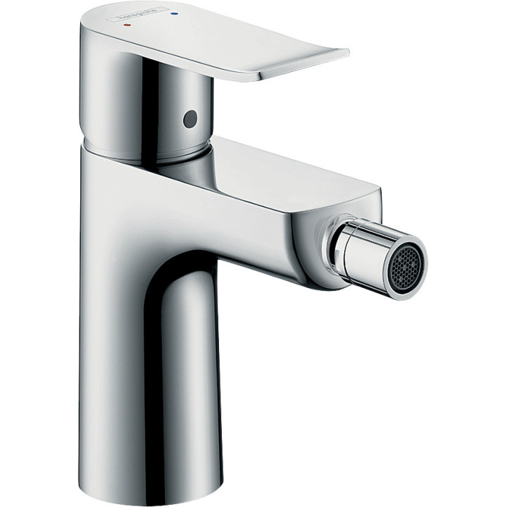 Hansgrohe Metris Jednouchwytowa bateria bidetowa z kompletem