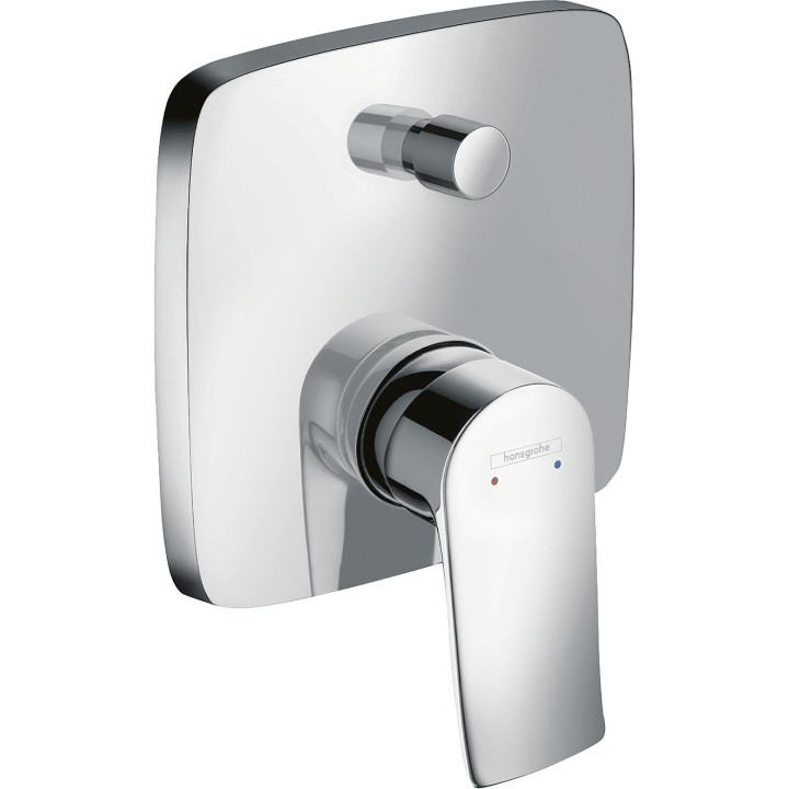 Hansgrohe Metris Jednouchwytowa bateria wannowa, podtynkowa do