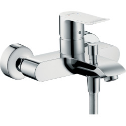 Hansgrohe Metris Jednouchwytowa bateria wannowa, natynkowa, Chrom