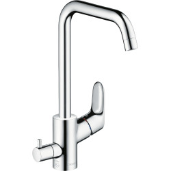 Hansgrohe Focus M41 Jednouchwytowa bateria kuchenna 260, z zaworem umożliwiającym podłączenie zmywarki, Chrom