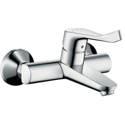 Hansgrohe Focus Jednouchwytowa bateria umywalkowa Care z długim uchwytem 12,1 cm, natynkowa, Chrom