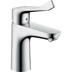Hansgrohe Focus Jednouchwytowa bateria umywalkowa 100 Care z długim uchwytem bez kompletu odpływowego, Chrom
