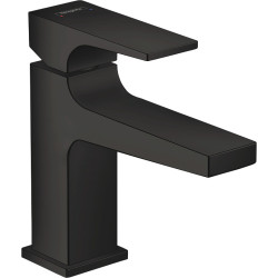 Hansgrohe Metropol Jednouchwytowa bateria umywalkowa 100 do małych umywalek z kpl. odpływ. Push-Open, Czarny Matowy