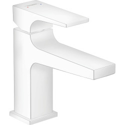 Hansgrohe Metropol Jednouchwytowa bateria umywalkowa 100 do małych umywalek z kpl. odpływ. Push-Open, Biały Matowy