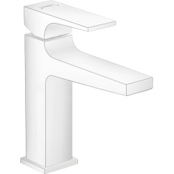 Hansgrohe Metropol Jednouchwytowa bateria umywalkowa 110 z kompletem odpływowym Push-Open, Biały Matowy