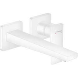 Hansgrohe Metropol Jednouchwytowa bateria umywalkowa z wylewką 22,5 cm, ścienna, podtynkowa, Biały Matowy