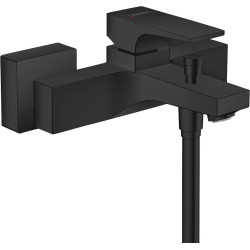 Hansgrohe Metropol Jednouchwytowa bateria wannowa, natynkowa, Czarny Matowy