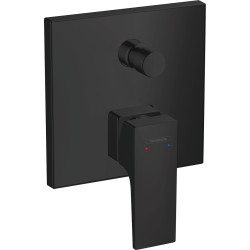 Hansgrohe Metropol Jednouchwytowa bateria wannowa, podtynkowa do iBox universal, Czarny Matowy