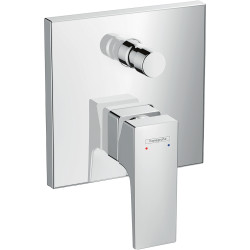 Hansgrohe Metropol Jednouchwytowa bateria wannowa zgodna z normą EN 1717, podtynkowa do iBox universal, Chrom