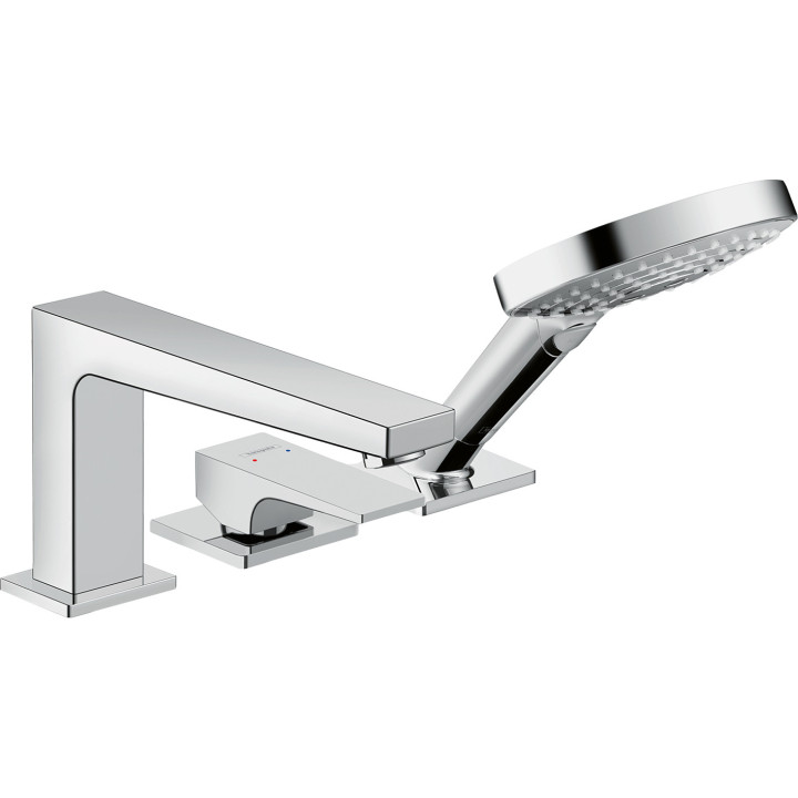 Hansgrohe Metropol 3-otworowa jednouchwytowa bateria na brzeg