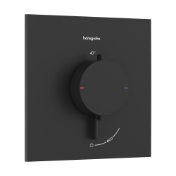 Hansgrohe Ecostat Comfort E Bateria termostatyczna do 1 odbiornika, podtynkowa, Czarny Matowy