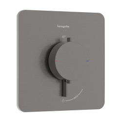 Hansgrohe Ecostat Comfort Q Bateria termostatyczna do 1 odbiornika, podtynkowa, Czarny Chrom Szczotkowany