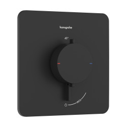 Hansgrohe Ecostat Comfort Q Bateria termostatyczna do 1 odbiornika, podtynkowa, Czarny Matowy