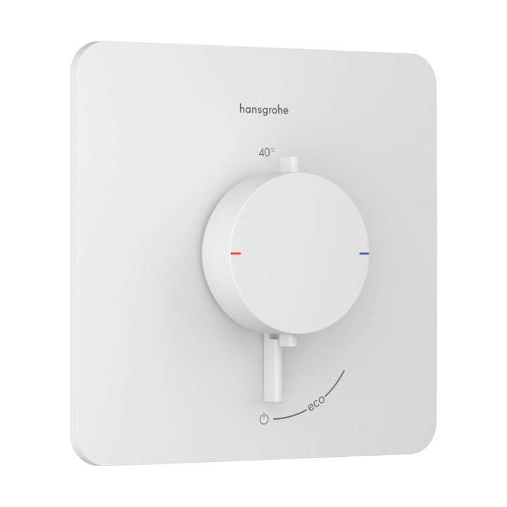 HG Ecostat Comfort Q Bateria termostatyczna do 1 odbiornika, podtynkowa, Biały Matowy
