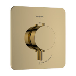 HG Ecostat Comfort Q Bateria termostatyczna do 1 odbiornika, podtynkowa, Złoty Optyczny Polerowany