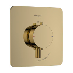 Hansgrohe Ecostat Comfort Q Bateria termostatyczna do 1 odbiornika, podtynkowa, Złoty Optyczny Polerowany