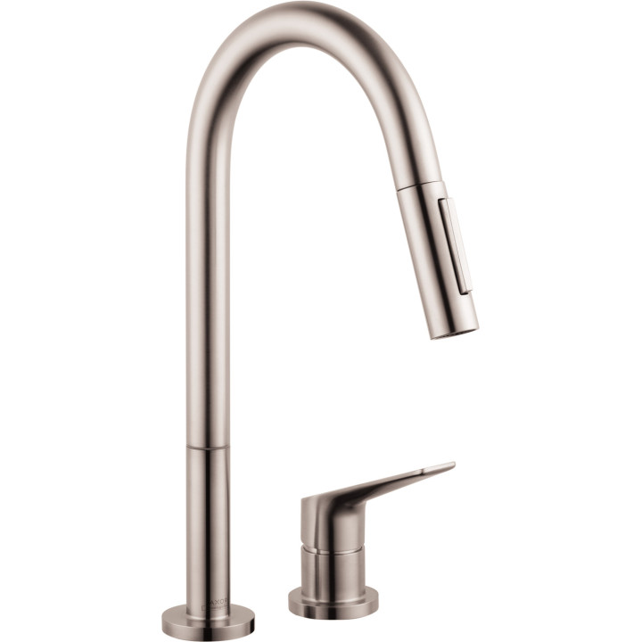 Axor Citterio M 2-otworowa jednouchwytowa bateria kuchenna 220 z