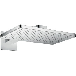 AX ShowerSolutions Głowica prysznicowa 460/300 1 jet z ramieniem prysznicowym, rozeta softsquare, Chrom