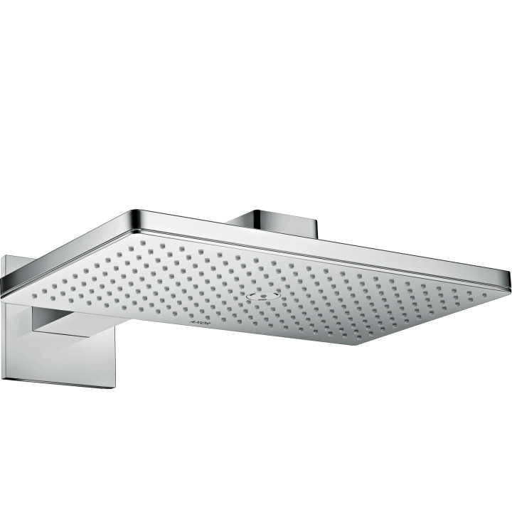 AX ShowerSolutions Głowica prysznicowa 460/300 1 jet z ramieniem prysznicowym, rozeta softsquare, Chrom