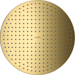 Axor ShowerSolutions Głowica prysznicowa 300 1jet do montażu w suficie, Złoty Optyczny Polerowany