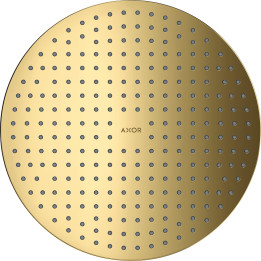 AX ShowerSolutions Głowica prysznicowa 300 2jet do montażu w suficie, Złoty Optyczny Polerowany