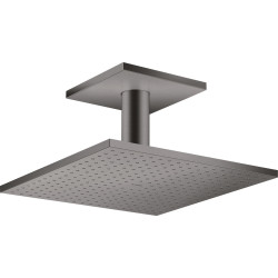 Axor ShowerSolutions Głowica prysznicowa 300/300 2jet z przyłączem sufitowym, Czarny Chrom Szczotkowany
