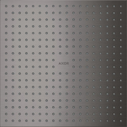 Axor ShowerSolutions Głowica prysznicowa 300/300 2jet do montażu w suficie, Czarny Chrom Szczotkowany