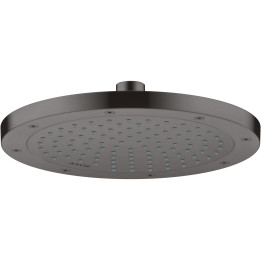 AX ShowerSolutions Głowica prysznicowa 245 1jet EcoSmart+, Czarny Chrom Szczotkowany