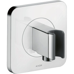 Axor Citterio E Przyłącze węża prysznicowego 120/120 z uchwytem, softsquare, Chrom