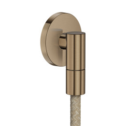 Axor Wall outlet Fine Przyłącze węża, okrągłe, Brąz Szczotkowany