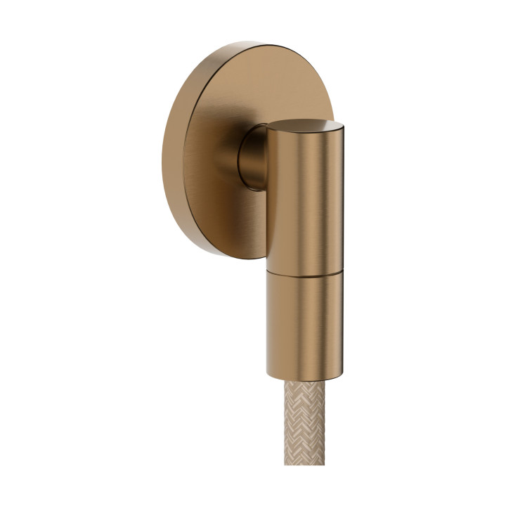 Axor Wall outlet Fine Przyłącze węża, okrągłe, Brąz Szczotkowany