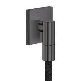 Axor Wall outlet Fine Przyłącze węża, kwadratowe, Czarny Chrom