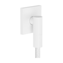 Axor Wall outlet Fine Przyłącze węża, kwadratowe, Biały Matowy