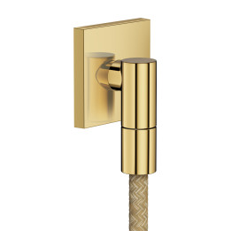 Axor Wall outlet Fine Przyłącze węża, kwadratowe, Złoty Optyczny