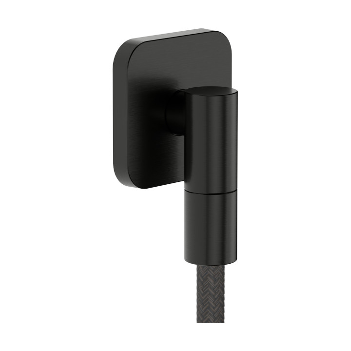 Axor Wall outlet Fine Przyłącze węża, softsquare, Czarny Chrom