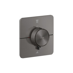 Axor ShowerSelect ID Bateria termostatyczna do 2 odbiorników, softsquare, podtynkowa, Czarny Chrom Szczotkowany