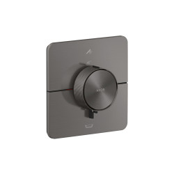 Axor ShowerSelect ID Bateria termostatyczna do 2 odbiorników EN 1717, softsquare, podtynkowa, Czarny Chrom Szczotkowany