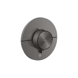 Axor ShowerSelect ID Bateria termostatyczna HighFlow do 1 odb. z dod. wyjściem, okrągła, podtynkowa, Czarny Chrom Szczotkowany
