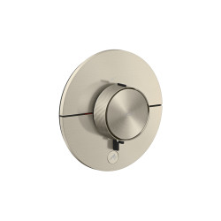 Axor ShowerSelect ID Bateria termostatyczna HighFlow do 1 odb. z dodatkowym wyjściem, okrągła, podtynkowa, Nikiel Szczotkowany