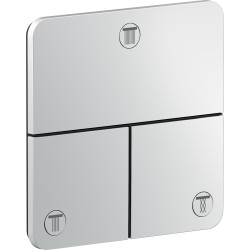Axor ShowerSelect ID Zawór odcinający do 3 odbiorników, softsquare, podtynkowy, Chrom